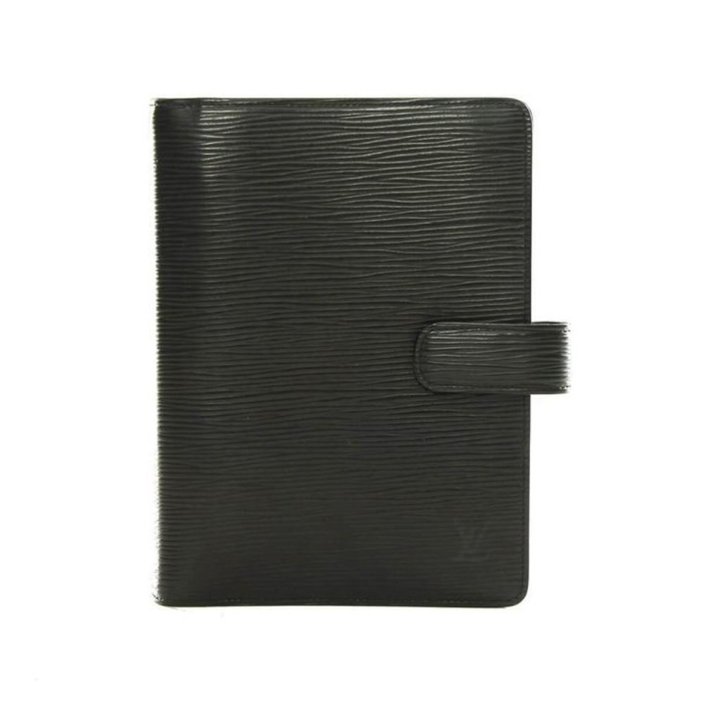 Louis Vuitton Black Epi Leather Noir Medium Ring